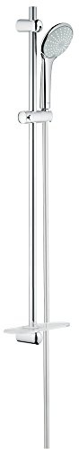 GROHE Euphoria 110 | Dus si sisteme de dus - Set de sine de dus | 900mm, 2 tipuri jet Duo, orificiu superior variabil pentru fixare, crom | 27225001