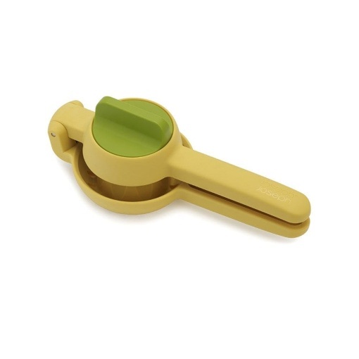 Joseph Joseph JuiceMax - Storcator de citrice cu dubla actiune, storcator de lamaie, lime si portocale, galben