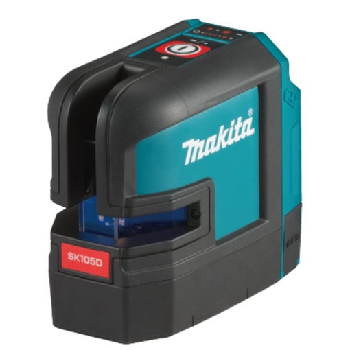 Makita SK105DZ laser cu linii incrucisate fara fir rosu 12 V max. (fara baterie, fara incarcator)