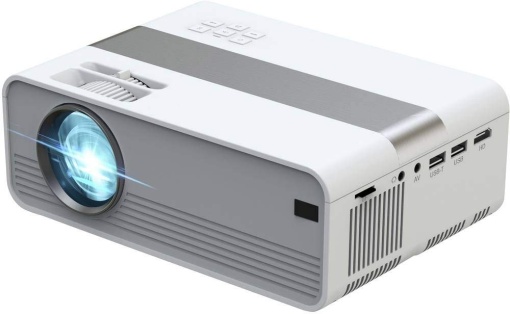 Proiector Technaxx Mini-LED HD TX-127 - Home Cinema |TX-127|1-20|0-1000|Poate fi conectat la computer/notebook, tableta, smartphone si console de jocuri prin AV, VGA sau HDMI |Stick USB|USB Stick