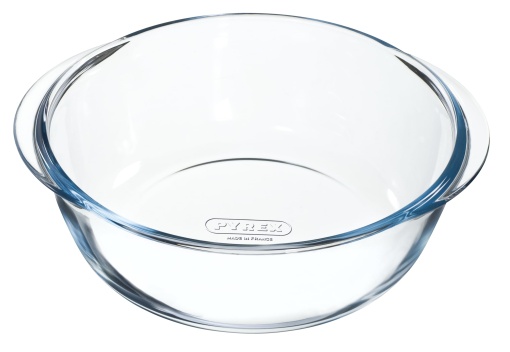 PYREX Preware Caserola rotunda, sticla, 20 cm, 1 L