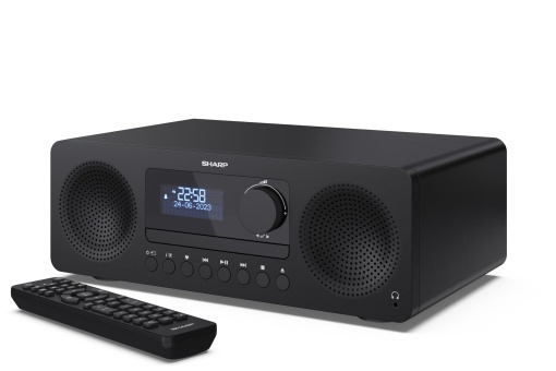 SHARP XL-B720D BK Sistem Hi-Fi All-in-One 60W Radio digital cu DAB si tuner FM Bluetooth Negru