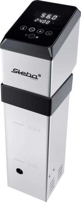 Steba High Performance Sous Cooker, rezistent la apa conform IPX 7, incalzeste 30 litri in aproximativ 45 min pana la 56degC, abatere max. 0,1degC, circulatia apei: 8 l/min, Utilizare mobila, SV 120