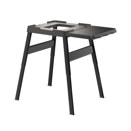 Suport ajustabil Ninja Woodfire cu masa laterala negru pentru gratar si cuptor exterior