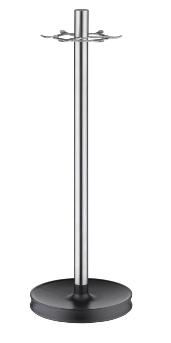 Suport pentru ustensile WMF Depot 30 cm, 7 suspensii, suport pivotant, otel inoxidabil Cromargan, baza cauciucata