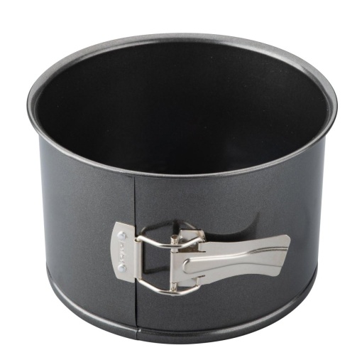 Tagaie Zenker Springform Extra High - Diametru 18cm - Tabla de otel metalic negru cu acoperire antiaderenta - Ideal pentru prajituri inalte si panettone italian - Fabricat in Germania