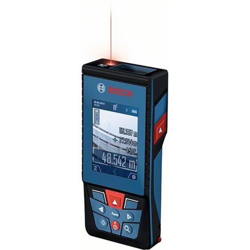 Telemetru laser profesional Bosch GLM 100-25 C camera integrata raza de actiune pana la 100 m robusta IP54 - 15 mm 3x baterie AA bucla geanta