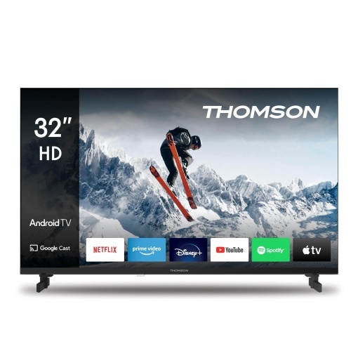 Thomson 32 Tum 80 cm LED HD Smart Android TV Google Assistant Wi-Fi Dolby Digital Bluetooth Tuner triplu cablusatelitantene HDMI CI A Panou - 32HA2S13