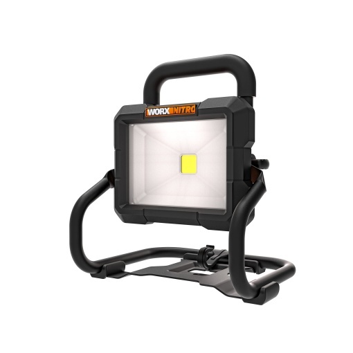 WORX WX026.9 Lampa de lucru fara fir Nitro LED 20V - Spot de constructie pivotant la 360 de grade - cu lumina LED pentru iluminarea ideala a muncii - fara baterie si incarcator