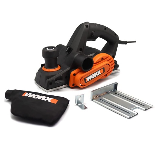 WORX WX615 - rindea electrica puternica cu 750W - latime de lucru de 82 mm - lame HSS de inalta calitate - latime perie 82 mm - adancime de trecere de pana la 3 mm