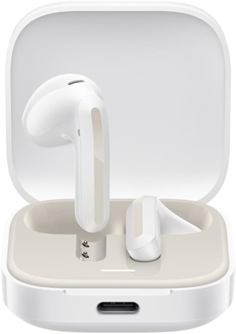 Xiaomi Redmi Buds 6 Active Wireless | Casti Bluetooth 13,7 cm (5,4") | Durata lunga de viata a bateriei de 30 de ore | Anularea zgomotului pentru apeluri | 5 moduri de reglare | IPX4 | Alb