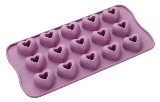 Zenker Chocolate Raline Mold, silicon, roz, 11,5 x 21 x 1,5 cm