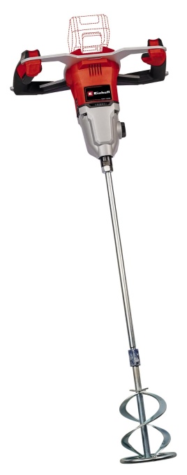 Agitator profesional cu mortar de vopsea fara fir Einhell TP-MX 18-2 Li BL Solo Power X-Change (cutie de viteze cu 2 trepte, fara perii, max. 720 min-1, control al vitezei, incl. agitator O120 mm, fara baterie)