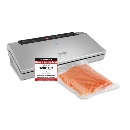 Aparat de vidat CASO GourmetVAC 380 cu pompa de 15Lmin si dubla sudura