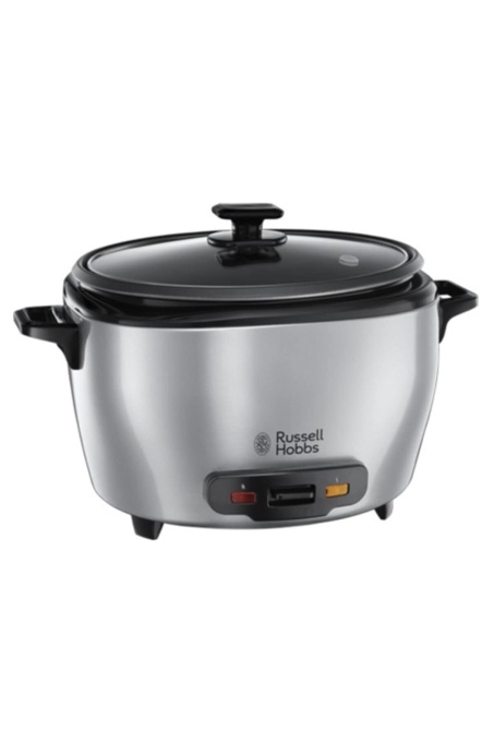 Aragaz de orez Russell Hobbs [XL] 5l incl. insertie pentru abur MaxiCook (functie de mentinere la cald, oala de gatit antiaderenta, lingura de orez si ceasca de masurare, aragaz lent pentru legume si peste etc.) 23570-56