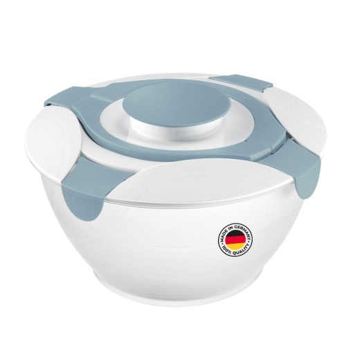 Bol salata Westmark Salatbutler 65L TransparentAlbAlbastru cu recipient pentru dressing