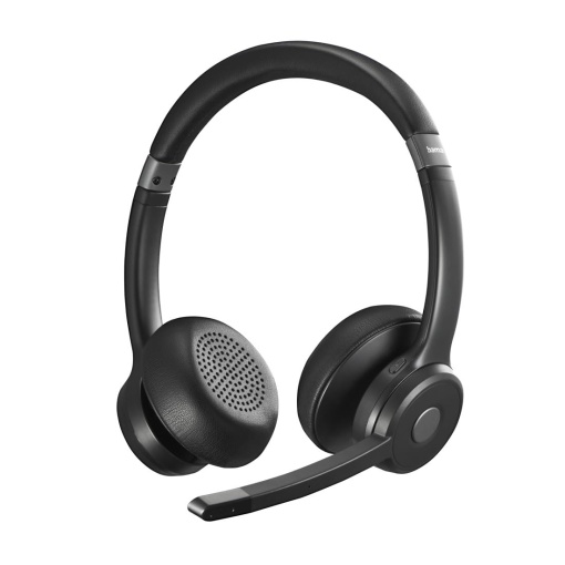 Casti Bluetooth Hama (Casti cu microfon, Casti Bluetooth, Casti fara fir, Casti fara fir, pentru birou, birou de acasa, Conferinte video, Apeluri etc., Casti On Ear Bluetooth) negru