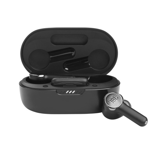 Casti de gaming JBL Quantum TWS In-Ear Esports - Casti Bluetooth cu anulare a zgomotului si 22 de ore de viata a bateriei - Latenta scazuta - Negru