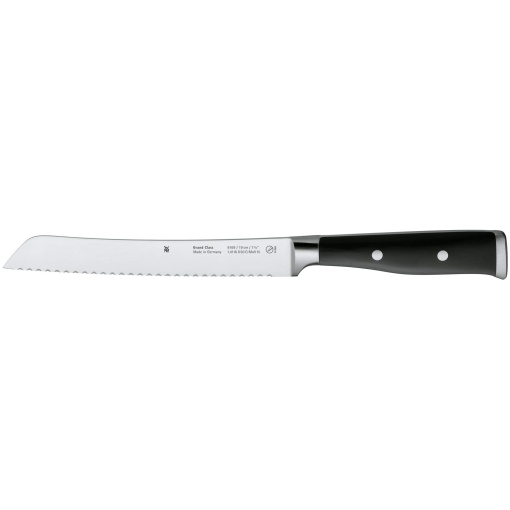 Cutit de paine WMF Grand Class Margine zimtata 33 cm, Fabricat in Germania, Cutit pentru chifle, Cutit forjat, Taietura de performanta, Otel cu lama speciala, Lama 19 cm