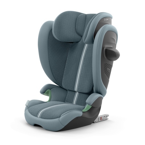 CYBEX Gold Scaun auto pentru copii Solution G2 Plus, De la aproximativ 3 la 12 ani (100 - 150 cm), Max. 50 kg, Pentru masini cu si fara ISOFIX, Stormy Blue (Blue)