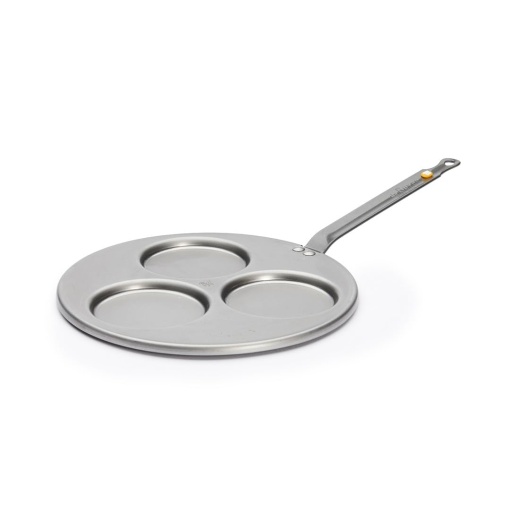 de Cumparator - Tigaie pentru 3 Blinis MINERAL B - 27cm diametru - 5612.03, Argintiu