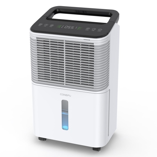 Dezumidificator CONOPUPlus 16L/zi, dezumidificator electric ultra-silentios, control central inteligent, mod AUTO, indicator luminos de umiditate, cronometru 24 de ore, dezumidificator de camera, mai eficient