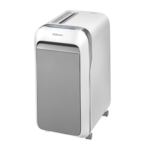 Fellowes Shredder 20 Coli de Inalta Securitate (P5), Tocator de hartie pentru birou, Powershred LX221, Tocator Microcut cu Cos de reciclare de 30L, 100% fara blocaj, Safesense, peste 2000 de particule pe coala (2x12mm)