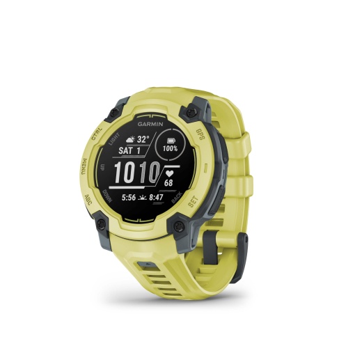 Garmin Instinct E 45mm - Ceas inteligent GPS rezistent la apa, cu design robust, cu afisaj de 1,2" pentru exterior, alergare, ciclism si multe altele - cu masurarea ritmului cardiac, navigare precisa si numeroase functii inteligente