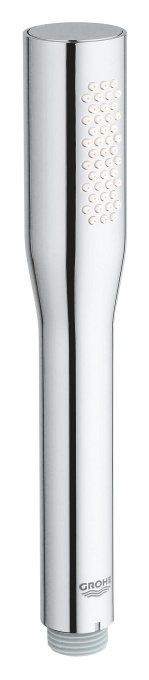 GROHE Vitalio Get, cap de dus tip 1 pulverizare (model de pulverizare perfect, potrivit pentru incalzitoare de apa instantanee, dus de mana cu pereti dubli, sistem anticalcar), argintiu, 27458000