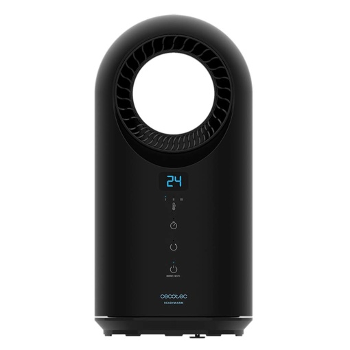 Incalzitor fara lame Cecotec cu telecomanda si WiFi ReadyWarm 8400 Bladeless conectat 1500W Wireless Ecran tactil Afisaj LED 3 moduri Oscilatie Tempor