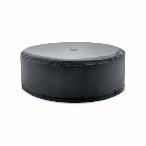 Intex 28532 - Capac termo-solar pentru PureSpa rotund, 6 locuri, eficient energetic, negru, 216 cm
