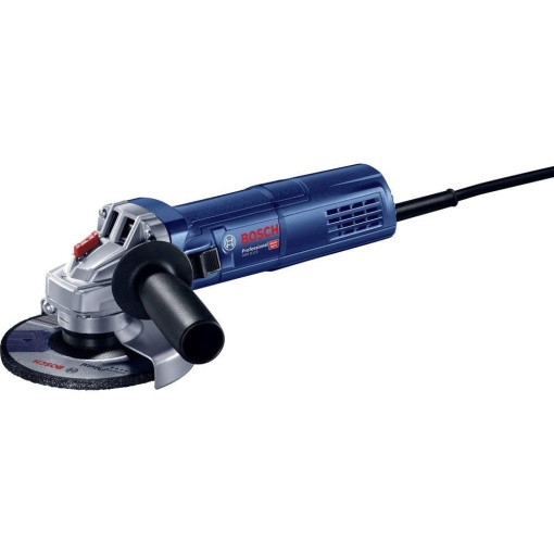 Polizor unghiular profesional Bosch GWS 9-125 S (putere 900 wati, viteza fara sarcina: 2800 - 11000 min-1, inclusiv flansa de montare, cheie cu doua gauri, piulita de prindere, capac de protectie, maner suplimentar)
