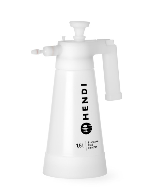 Pulverizator sub presiune HENDI, pentru alimente, pulverizator sub presiune, sticla de pulverizare, uleiuri-proteine-galbenus-apa, duza reglabila, 1.5L, HDPE