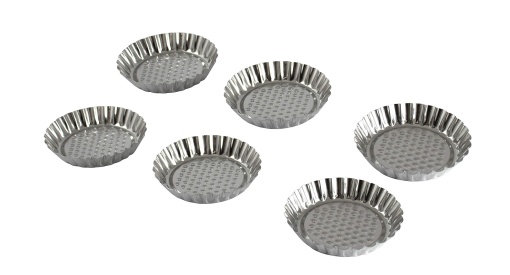 Set 6 Mini Forme de Copt Zenker 62237 Silver Zinn Diametru 95 cm