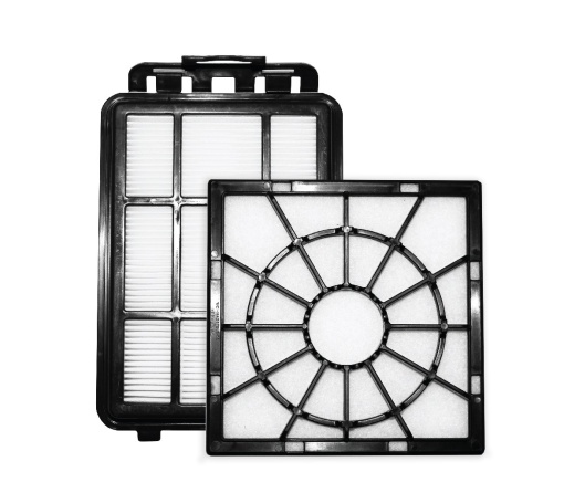 Set de filtre AEG AEF155 (1 microfiltru, 1 filtru de evacuare a aerului, inlocuire filtru, performanta optima de filtrare, putere de aspiratie imbunatatita, aer curat, negru)