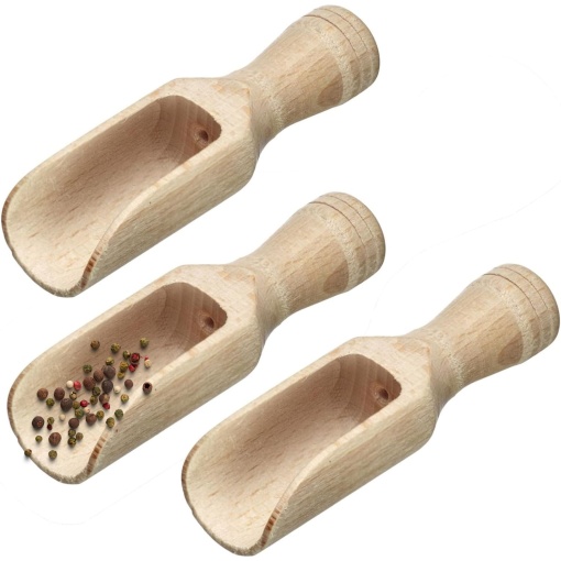Set linguri pentru condimente Westmark Midi 3 piese lemn de fag 5 gr4 ml culoare maro deschis