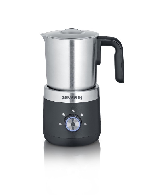 Spumator de lapte Severin SM 3588 550W NegruArgintiu Design din inox