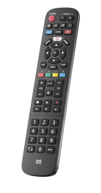 Telecomanda TV Panasonic One for All - Functioneaza cu Allen Panasonic TVSmart TV - telecomanda ideala de inlocuire a televizorului - URC4914