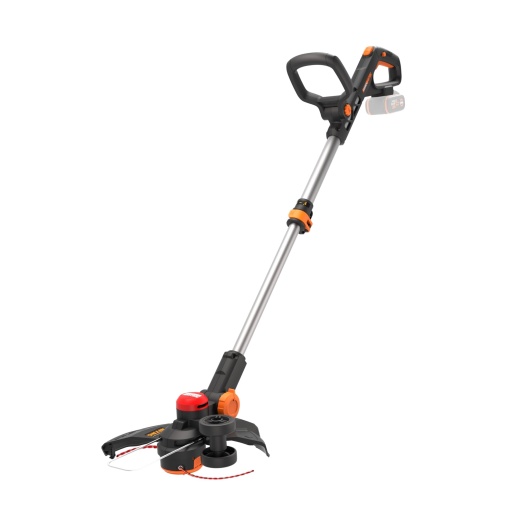 Trimmer de iarba fara fir WORX Nitro WG173E.9 20V - motor puternic fara perii - cerc de taiere de 33 cm - confort de utilizare datorita manerului din cauciuc - compatibil PowerShare - fara baterie si incarcator