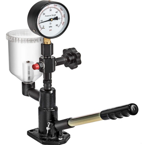 VEVOR 600 Bar Echipament de testare a injectorului 0.8L Manometru de combustibil, duza injector Echipament de testare la scara dubla Injectoare Tester Dispozitiv de diagnosticare in motor diesel