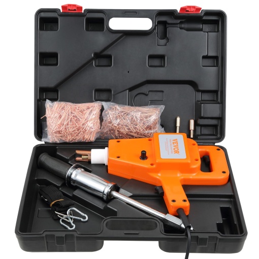 VEVOR Dent Spotter 800 VA 220 V 1600 A Set de indepartare a loviturilor Dent Lifter Spot Welder IP22 Rezistent la apa incl diversi electrozi Instrumen