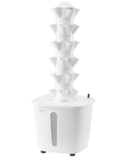 VEVOR Sistem Hidroponic Vertical 30 Plante 6 Niveluri Rezervor 20L
