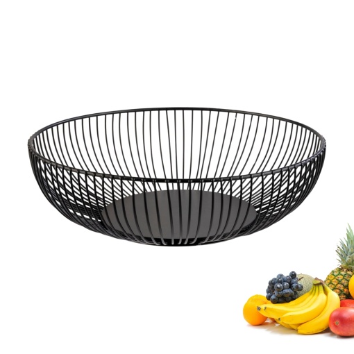 Westmark Drahtkorb Lumos 28 cm Negru Cos Metalic Multifunctional