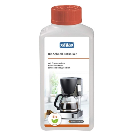 Xavax Bio Quick Descalter 250 ml pe baza de acid citric lichid de exemplu pentru aparate de cafea complet automate fierbatoare espressocafea suprafete