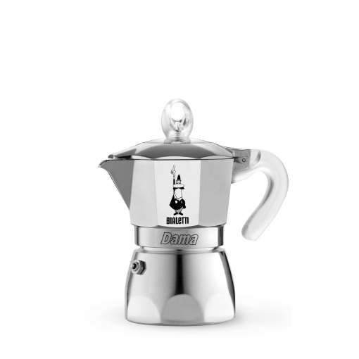 Aparat de cafea cu gheata Bialetti DAMA Pure, 1 cana, neinductiv, 1 cana (67 ml), aluminiu