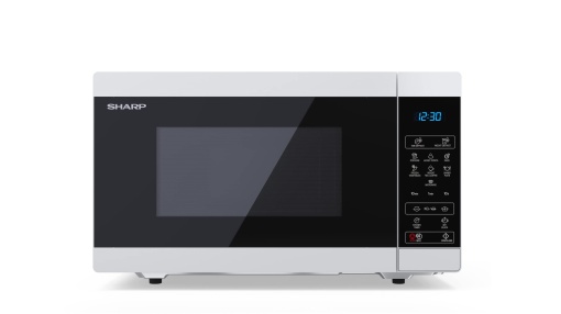 Cuptor cu microunde SHARP MS51ES (cuptor cu microunde: 900W, 11 niveluri de putere, functie de dezghetare, dimensiuni: 513x306x394cm), argintiu