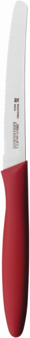 Cutit WMF Brotzeitmesser 23 cm lama din otel special maner ergonomic rosu