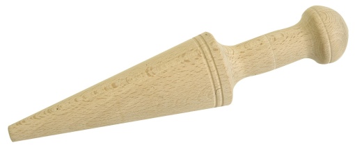 Fackelmann 30363 Holzstosel Lemn Buchenholz 25x5cm
