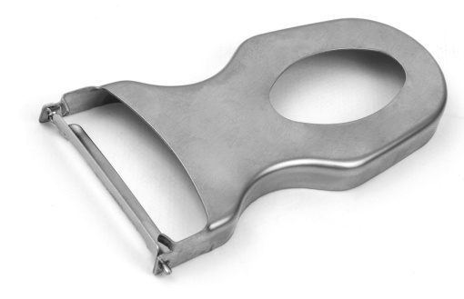 Fackelmann Kartoffelschaler 115x55 mm Otel Cromat Lama Inox