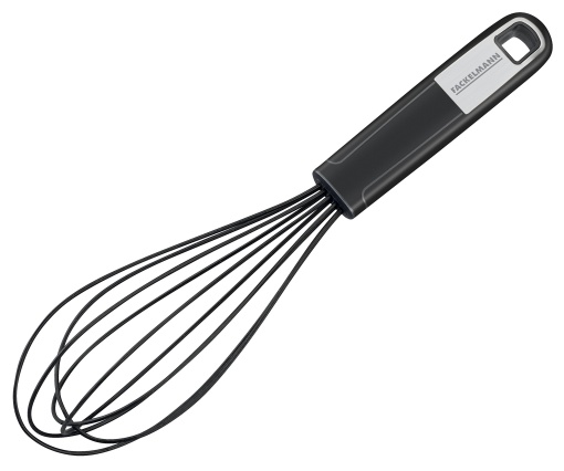 Fackelmann Schneebesen Sense 26 cm ArgintiuNegru Soft Touch